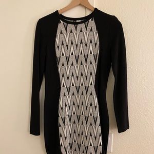 Black and white dress